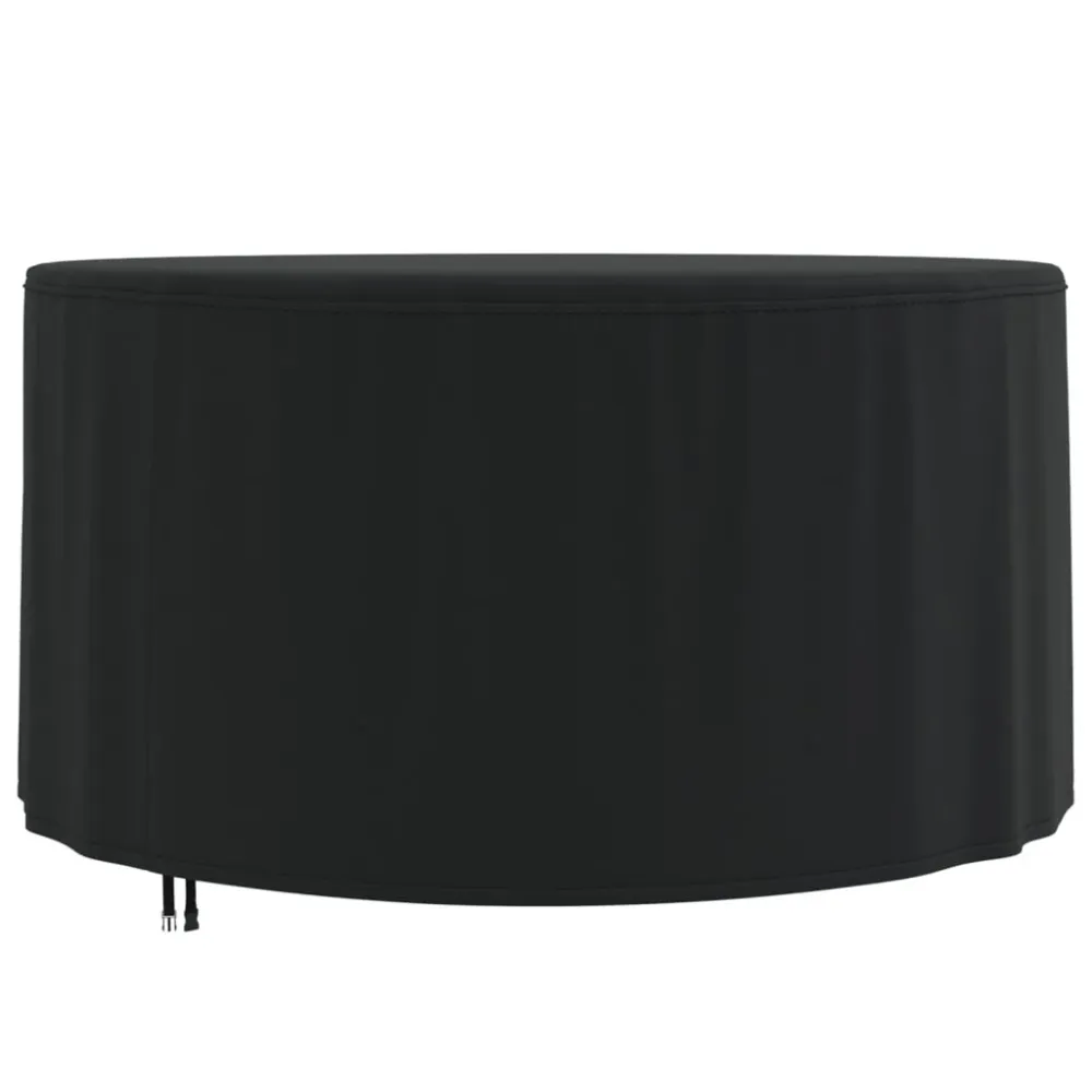 Husă mobilier de grădină rotundă negru Ø 157x71 cm Oxford 420D