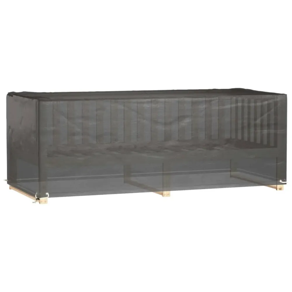 Husă pentru mobilier de grădină, 8 ocheți, 192x82x65 cm, pătrat