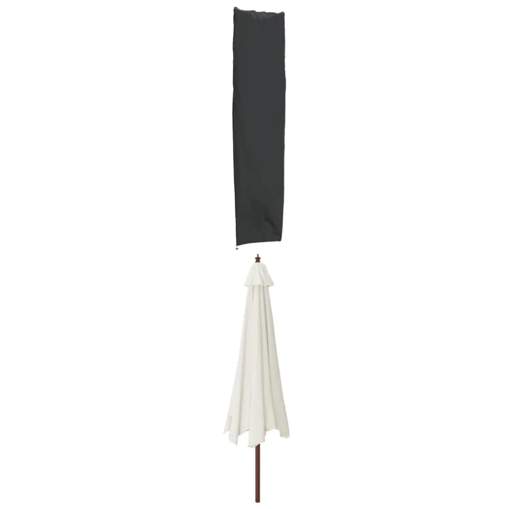 Husă pentru umbrelă de grădină neagră 240x57/57 cm Oxford 420D