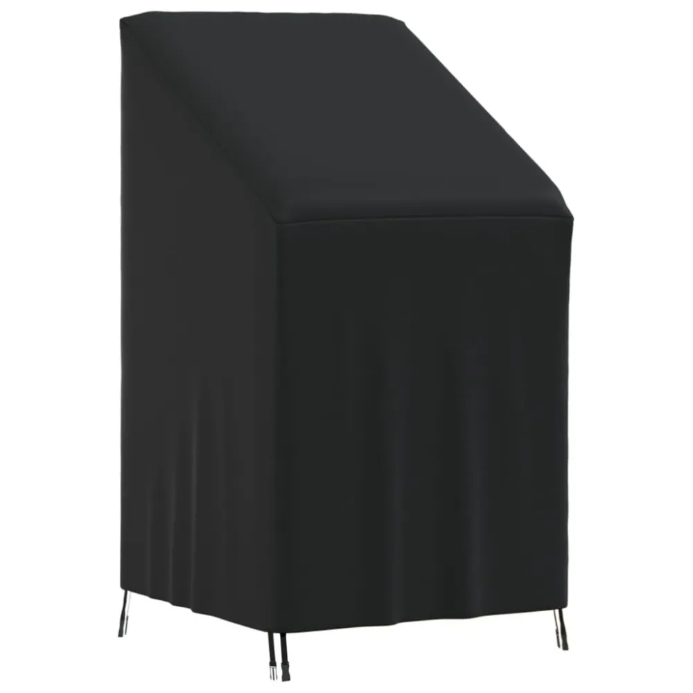 Husă scaun de grădină, negru, 70x70x85/125 cm, Oxford 420D
