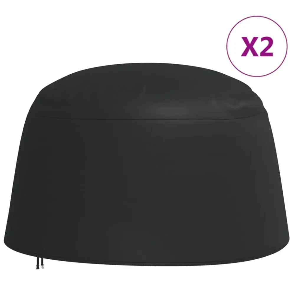 Huse scaune suspendate tip ou, 2 buc., Ø 190x115 cm Oxford 420D