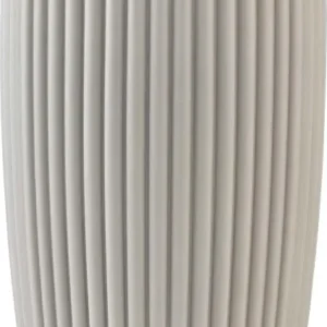 Argenesi Coste vaza din sticla PVD 20cm H.45cm pamant mat 1.754244