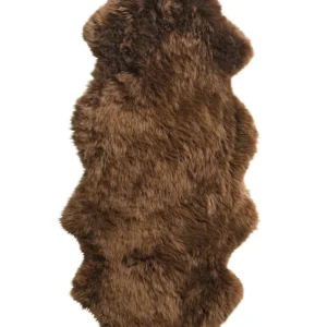 Blăniță naturală din piele de miel Heine Home, maro, 65x175 cm
