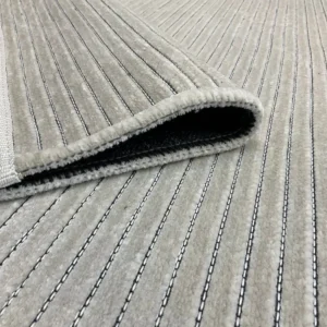 Covor 514SRZ2059, 80x150 cm, forma dreptunghiulara, material tesut, crem