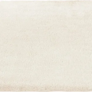 Covor alb Shaggy Cosima foarte gros si pufos, 80x150 cm