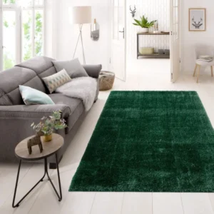 Covor »Anastasia« verde, foarte moale si pufos 120x180 cm