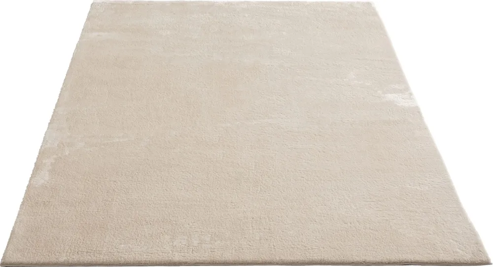 Covor Arabell foarte moale cu aspect de blană crem 60x110 cm