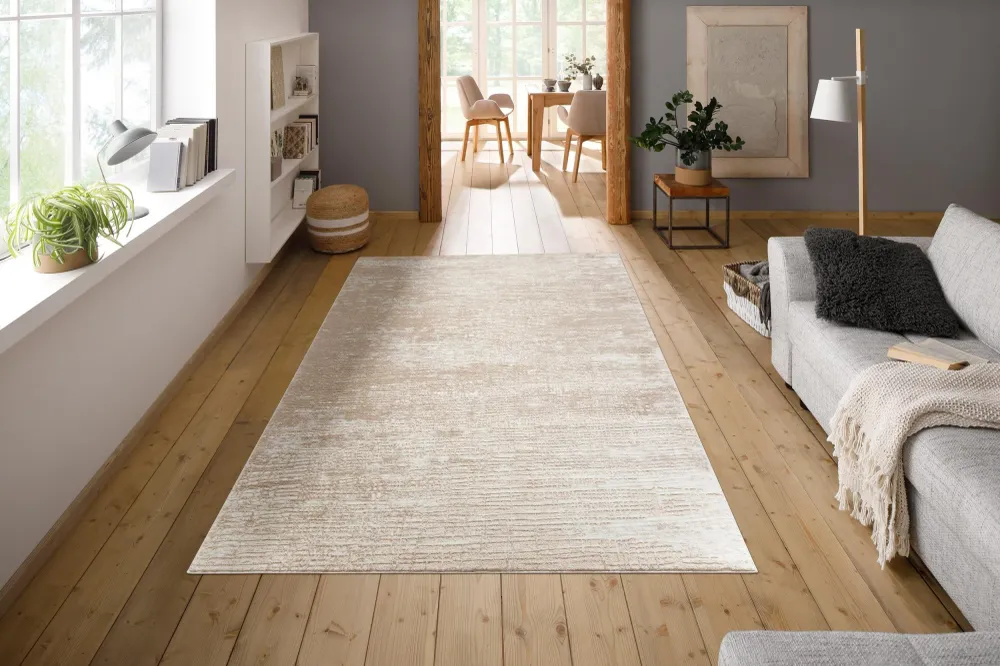 Covor Ariano bej cu aspect pestrit, 200x290 cm