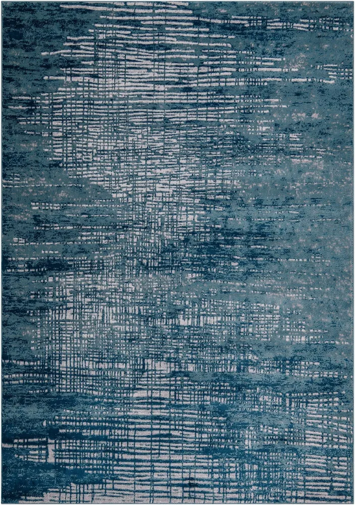 Covor »Ariano« cu model vintage 3D, aspect modern, albastru 120x180 cm