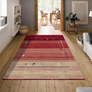 Covor »Arkansas« cu aspect oriental, fire scurte, rosu 200x290 cm