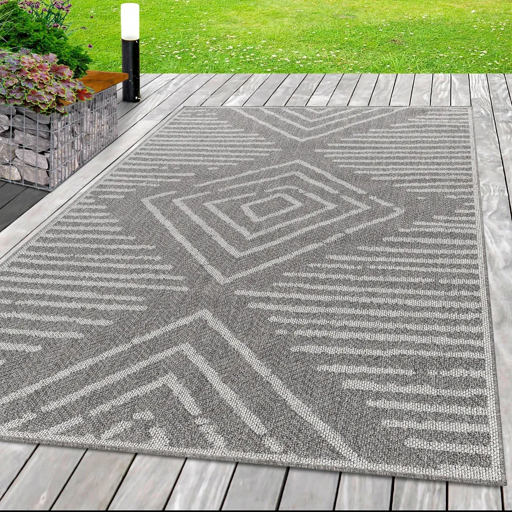 Covor Aruba pentru interior si exterior cu țesătură plată 120x170 cm