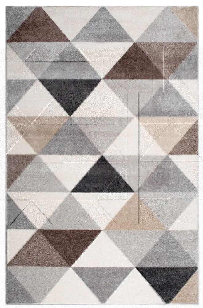 Covor Berlad Bruno Banani cu model geometric bej 60x110 cm