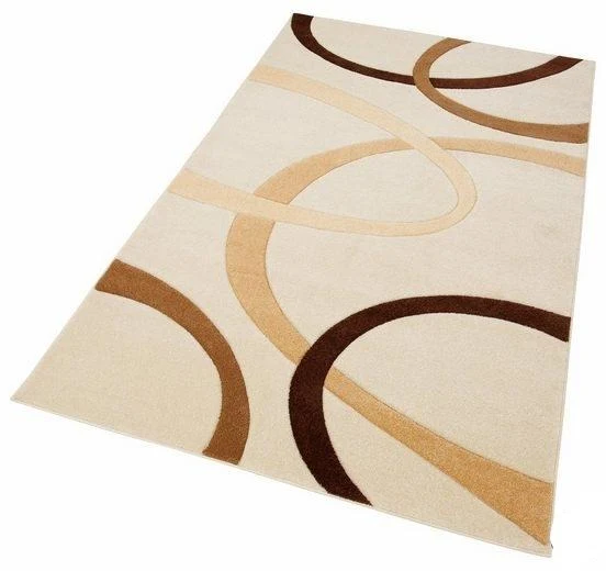 Covor »Bilbao«, crem cu design modern 3D 60x90 cm