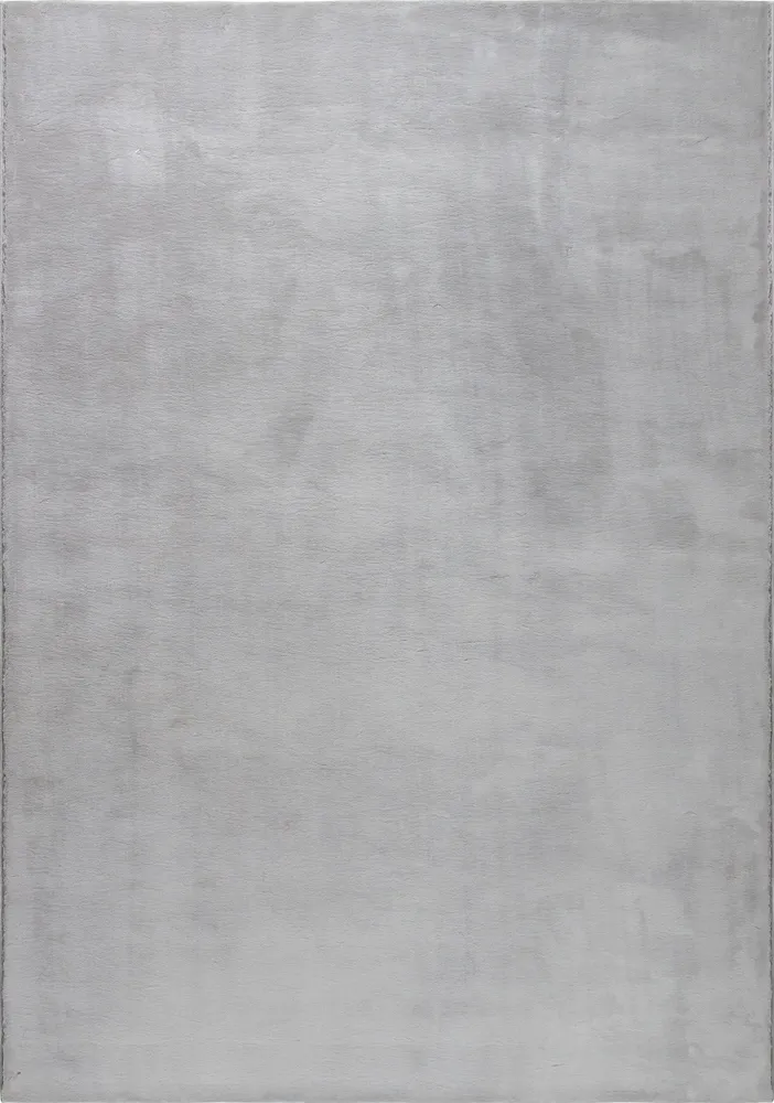 Covor de blană eco Maximo gri foarte moale și pufoasă 80x150 cm