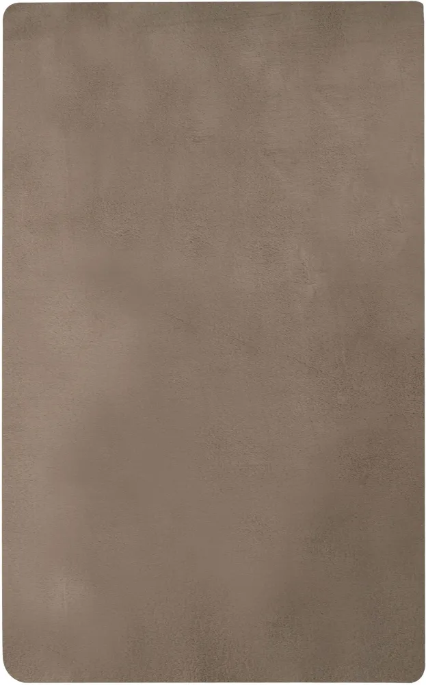 Covor de blana eco Rabbit 2 maro foarte pufos 40x60 cm