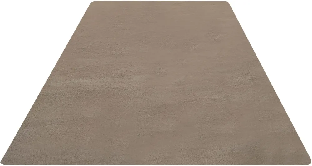 Covor de blana eco Rabbit 2 maro foarte pufos 40x60 cm