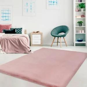 Covor de blana sintetica Heaven Lalee, roz pudrat 160x230 cm