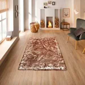 Covor de blana sintetica Sammo foarte moale si pufos 90x160 cm
