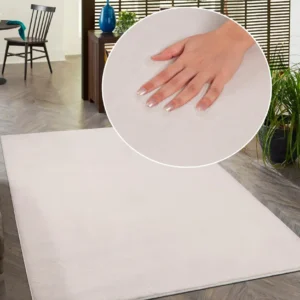 Covor blăniță Focus moale si elegant crem, 200x280 cm