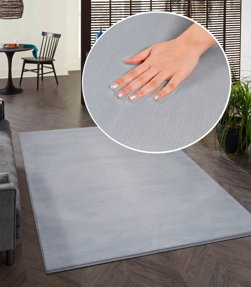 Covor blăniță Focus moale si elegant crem 117x160 cm