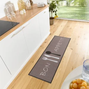 Covor de bucătărie ”Bon Appetit” subtire antiderapant, 50x150 cm