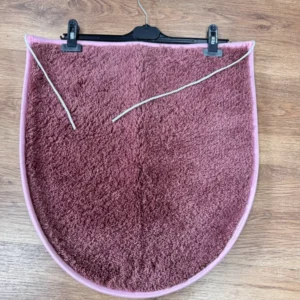 Covor capac pentru WC foarte moale violet 47x50 cm