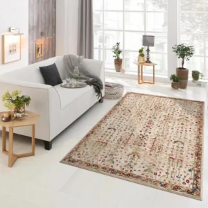 Covor Clovis bej cu design oriental modern 160x230 cm