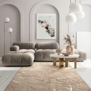 Covor »Creation 50055« cu model 3D, elegant, bej 120x170 cm