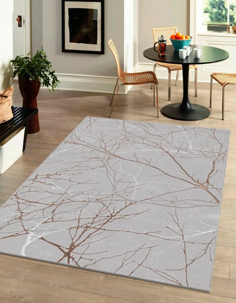 Covor »Creation 50055« cu model 3D, elegant, gri 120x170 cm