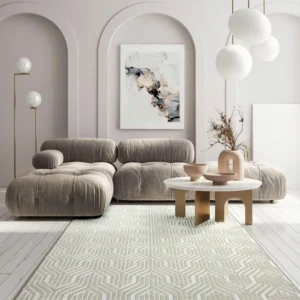 Covor »Creation 50057« cu model 3D, elegant, crem 80x150 cm