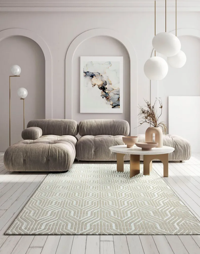 Covor »Creation 50057« cu model 3D, elegant, crem 120x170 cm