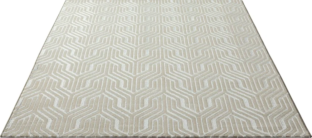 Covor »Creation 50057« cu model 3D, elegant, crem 120x170 cm