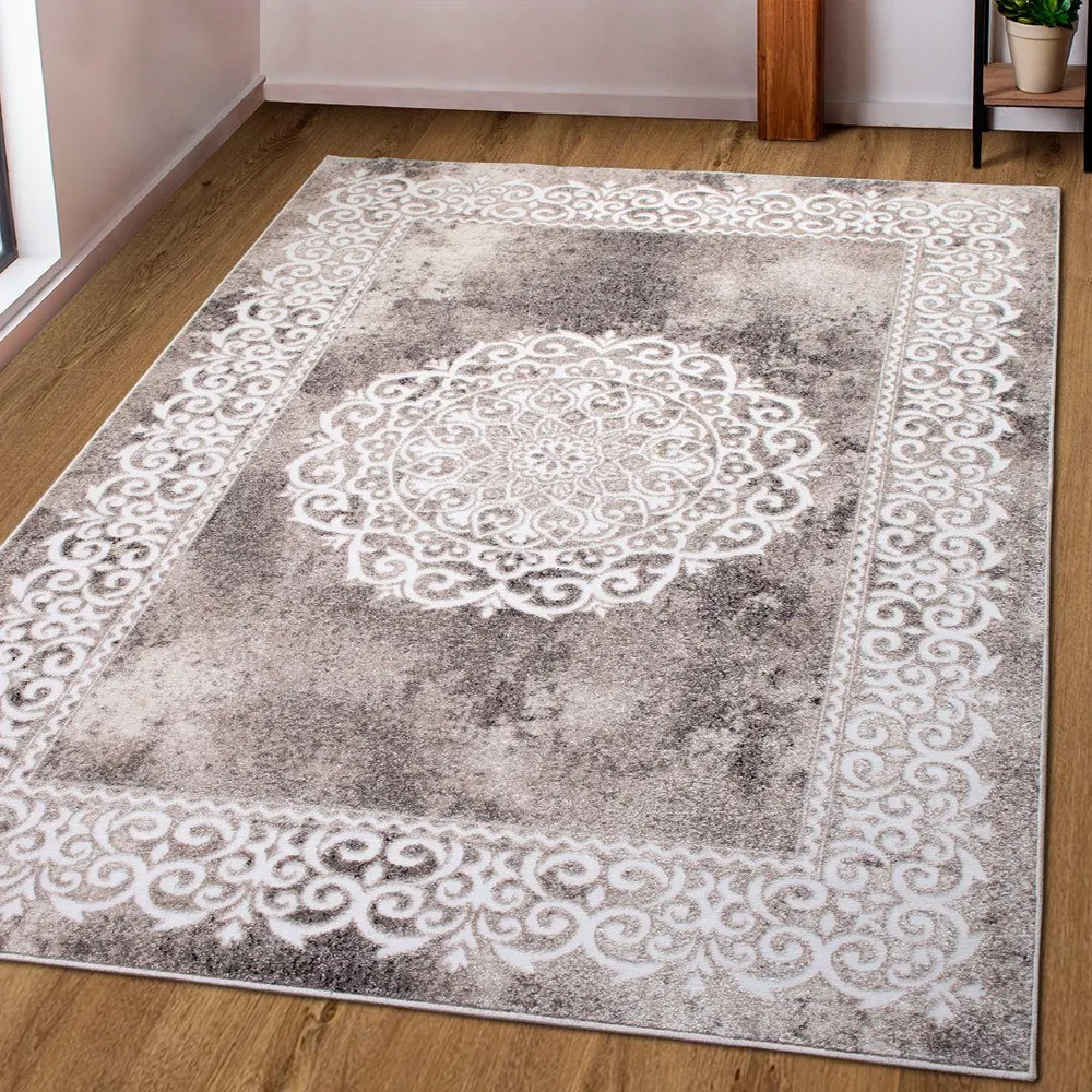 Covor Dafna cu aspect vintage elegant bej 240x320 cm