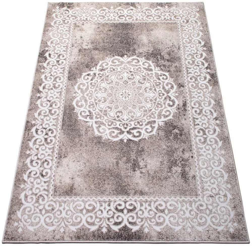 Covor Dafna cu aspect vintage elegant bej 240x320 cm