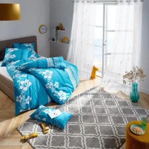Covor Debora My Home gri cu model grafic 200x200 cm