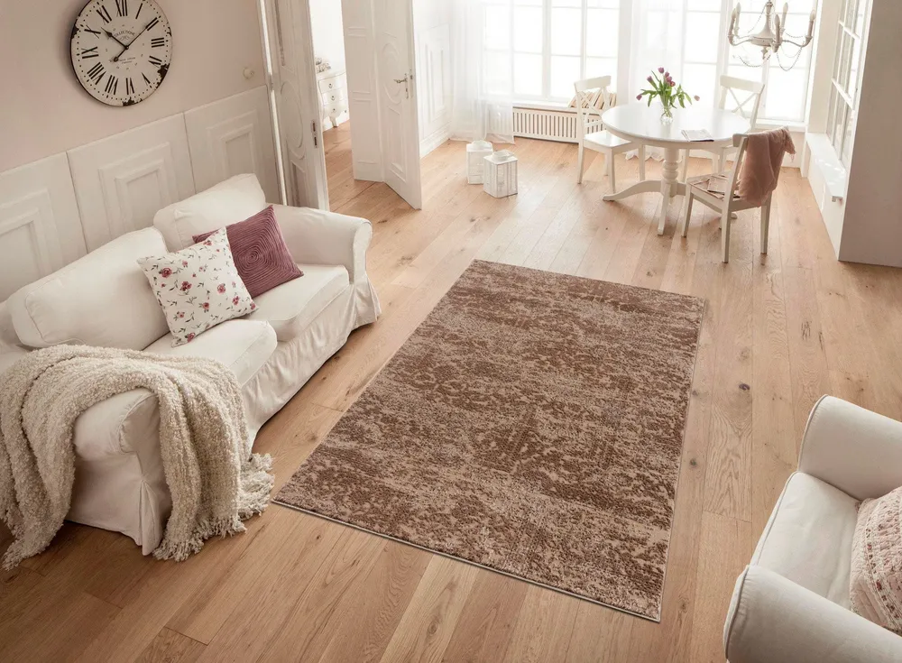 Covor »Dilani« maro cu aspect vintage moale 70x140 cm