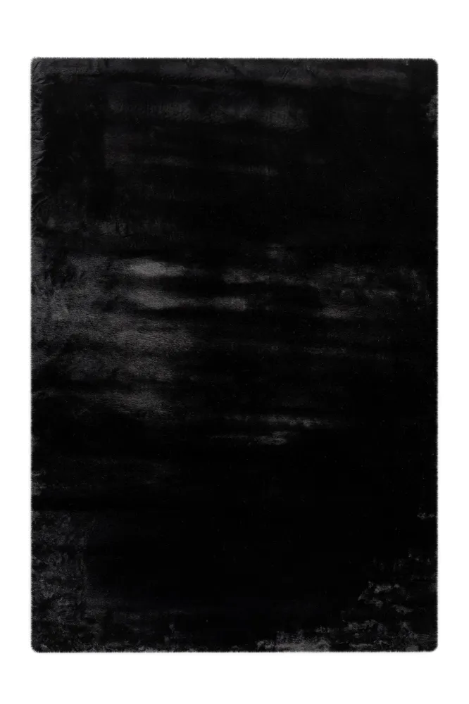 Covor din blana sintetica Heaven Lalee, negru, 120x170 cm