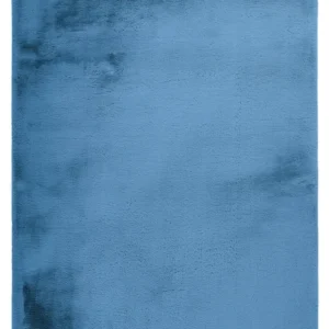 Covor din blana sintetica Heaven Lalee, albastru, foarte pufos 160x230 cm