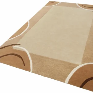 Covor din lână Gabbeh cu design elegant maro, 290x390 cm