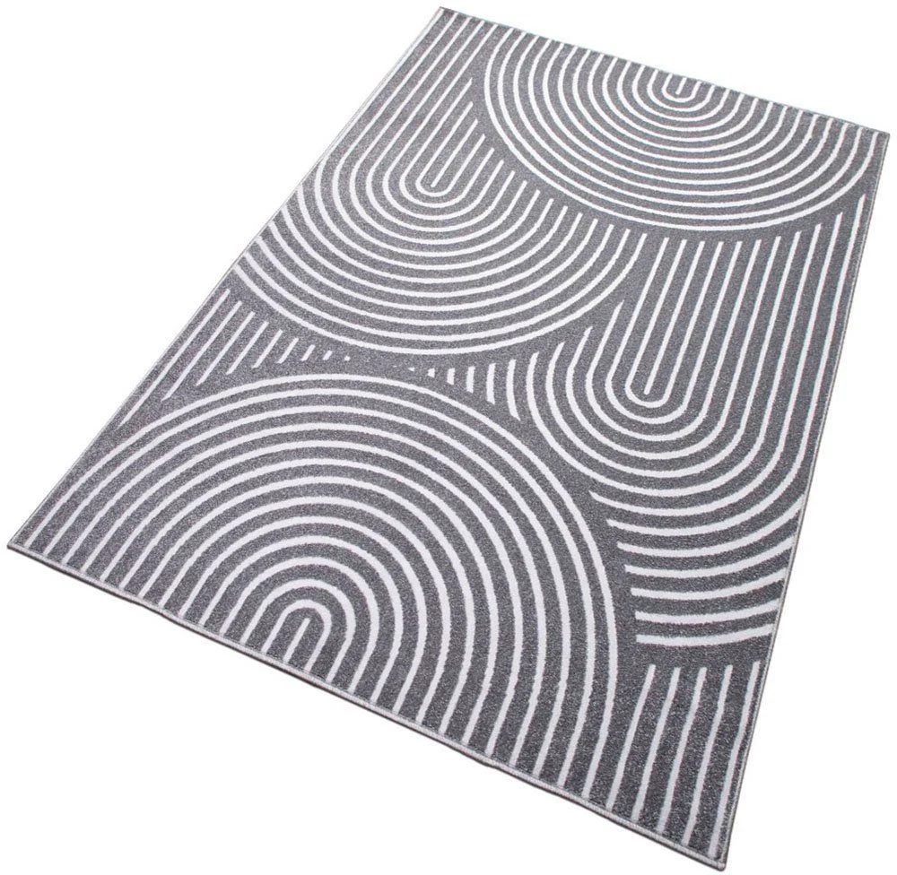 Covor Fadel cu aspect scandinav culoare gri 280x380 cm