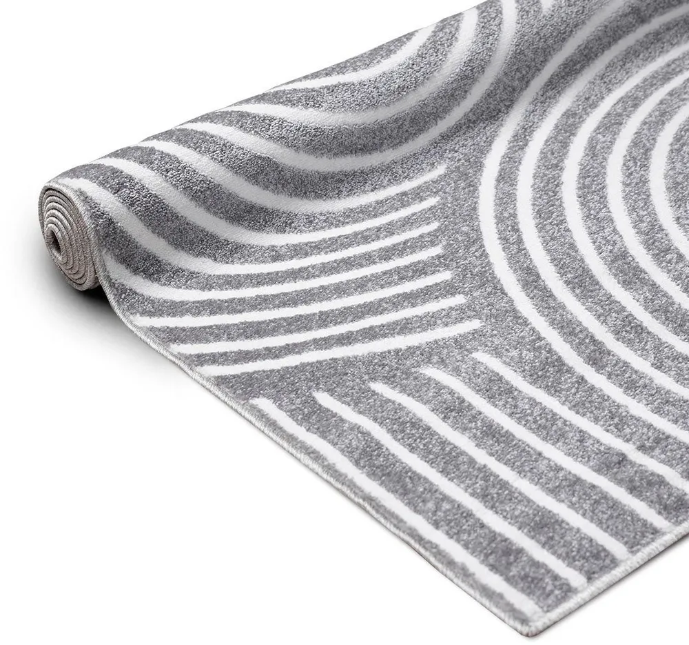 Covor Fadel cu aspect scandinav culoare gri 280x380 cm