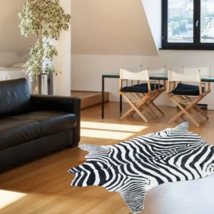 Covor imprimat cu model Zebra Bruno Banani 77x95 cm