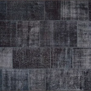 Covor JAZZ CHENILLE, 75x150 cm, forma dreptunghiulara, poliester, negru, AL 81