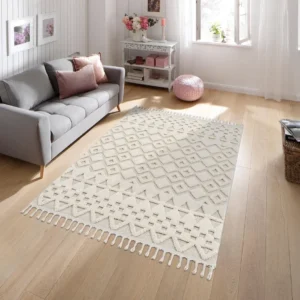 Covor »Juliane« cu model 3D, stil boho culoare nisip 200x300 cm