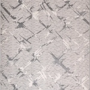 Covor »Kirian« cu model 3D, aspect vintage gri 200x290 cm