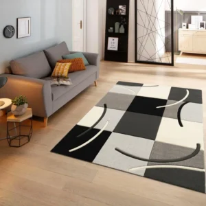 Covor Kjer cu model geometric 3D, 240x320 cm