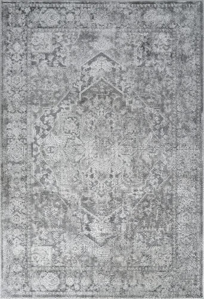 Covor Kylan cu model vintage elegant 3D gri 120x180 cm
