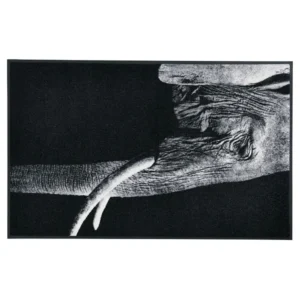 Covor lavabil Wash&dry model elefant, ideal pentru spatii intens circulate, 60x85 cm