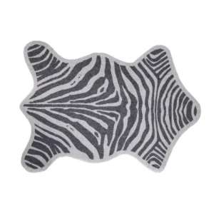 Covor lavabil Wash&dry Zebra, ideal pentru spatii intens circulate, 65x100 cm