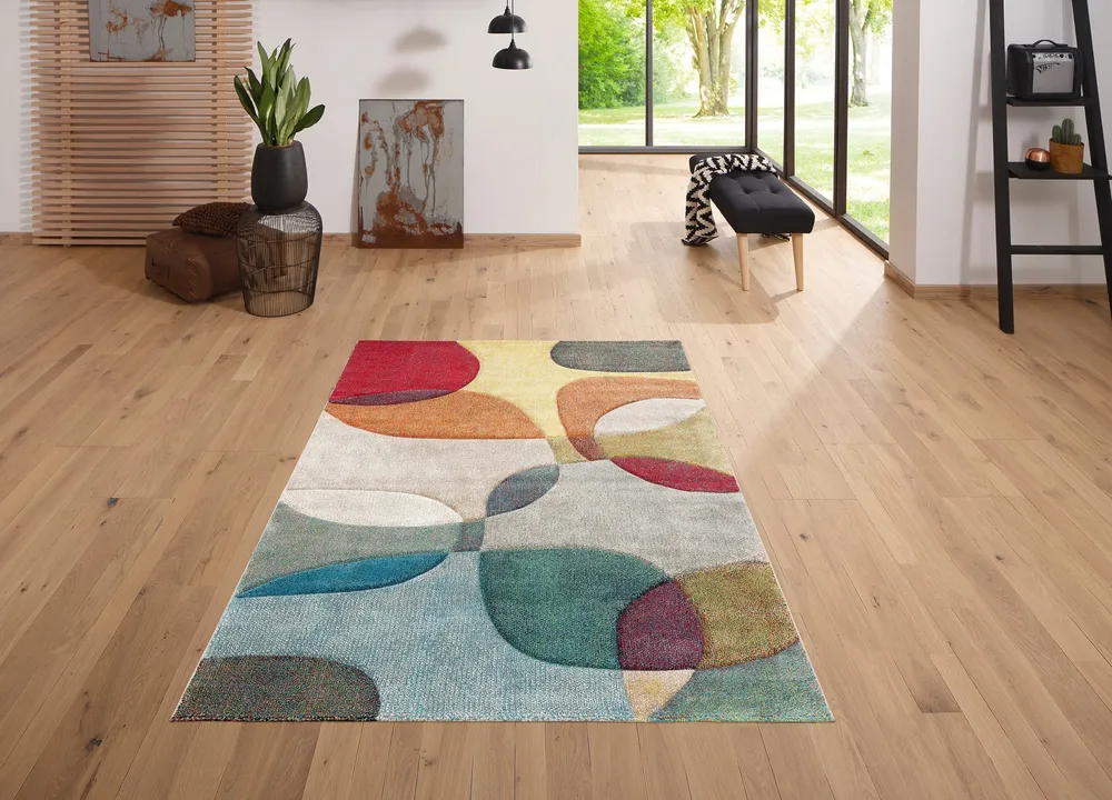 Covor Liva viu colorat cu model 3D modern 120x170 cm